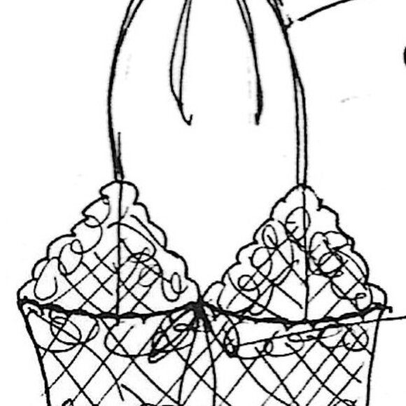 Anna Huling Skimpy, Stretch Lace Lingerie Top - Picture 7 of 13